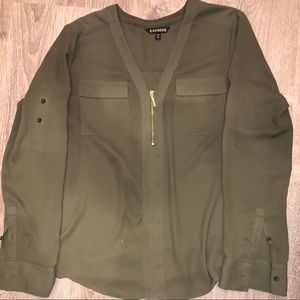 Express Portofino Zip Front Top